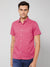 Cantabil Men Cotton Blend Solid Pink Half Sleeve Casual Shirt for Men with Pocket (7112551628939)