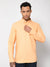 Cantabil Men Cotton Solid Orange Full Sleeve Casual Shirt for Men with Pocket (7113345138827)