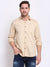 Cantabil Men Cotton Printed Khaki Full Sleeve Casual Shirt for Men with Pocket (6713559351435)
