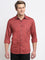 Cantabil Men Cotton Printed Red Full Sleeve Casual Shirt for Men with Pocket (6729589358731)