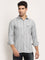 Cantabil Men Cotton Striped Grey Full Sleeve Casual Shirt for Men with Pocket (6713268142219)