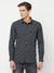 Cantabil Cotton Printed Black Full Sleeve Casual Shirt for Men with Pocket (6816193872011)