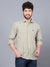 Cantabil Cotton Checkered Green Full Sleeve Casual Shirt for Men with Pocket (7089885970571)