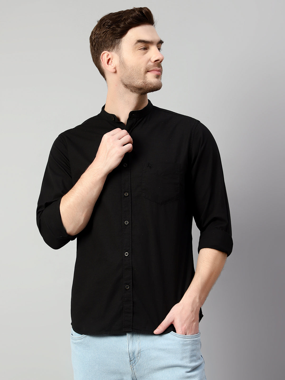 Casual Shirt for Men Breathable Soft with Color Fastness