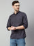 Cantabil Cotton Solid Grey Full Sleeve Casual Shirt for Men with Pocket (7114270900363)
