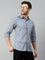 Cantabil Cotton Printed Grey Full Sleeve Casual Shirt for Men with Pocket (7114265788555)