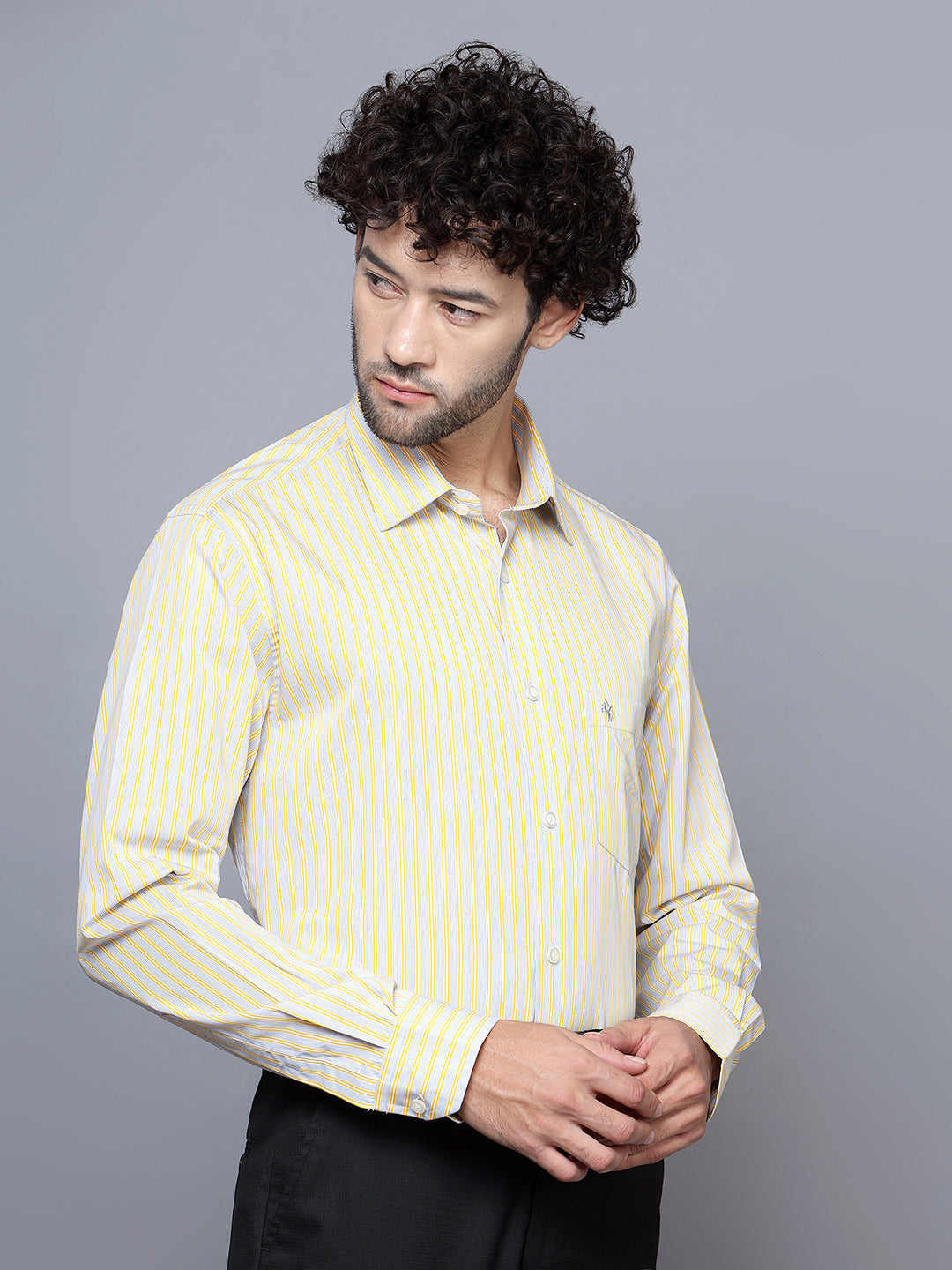 Cantabil Men Lemon Shirt (7121013997707)