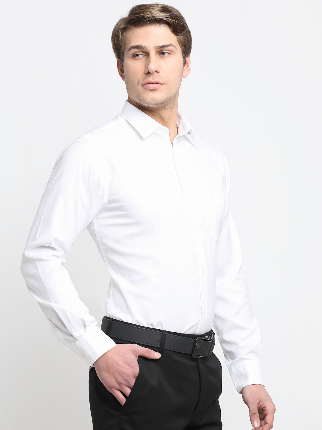 Cantabil Men's White Shirt (6729672949899)