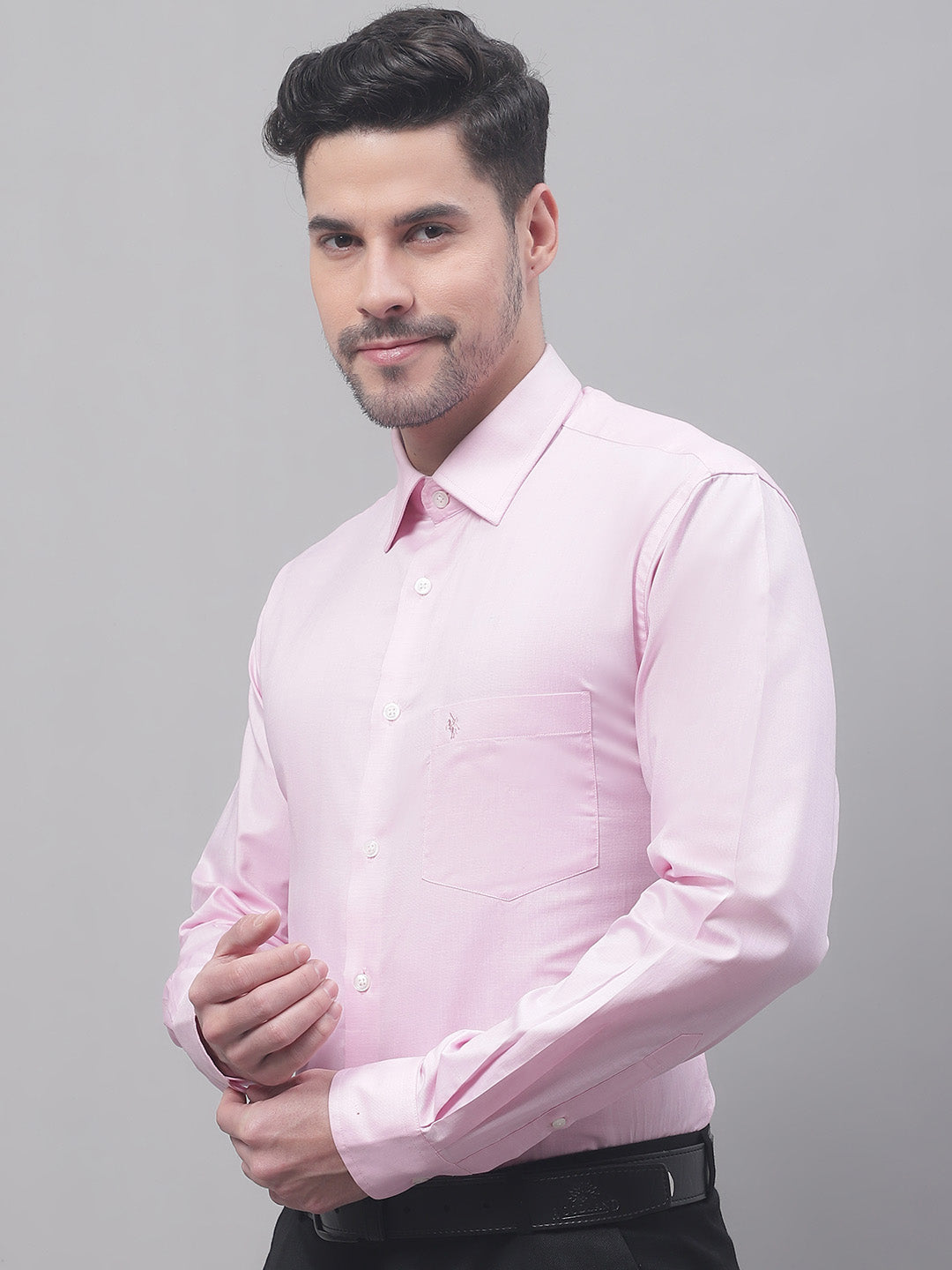 Cantabil Men Pink Shirt (7092807762059)