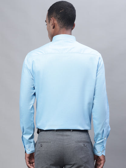 Cantabil Men Sky Blue Shirt (7113382330507)