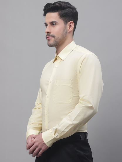 Cantabil Men Lemon Shirt (7091796082827)