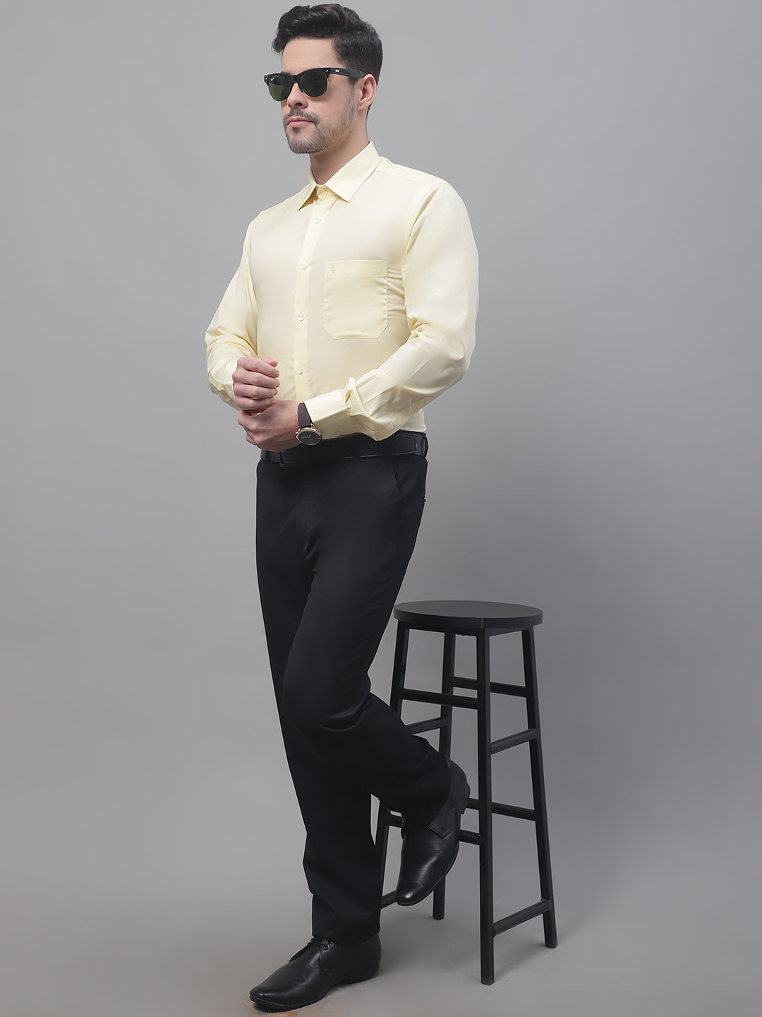 Cantabil Men Lemon Shirt (7091796082827)