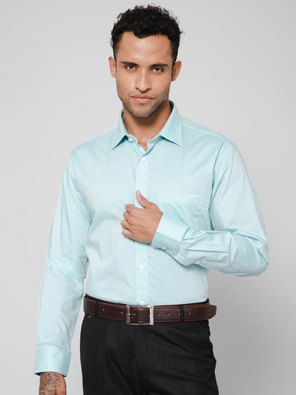 Cantabil Mens Turquoise Shirt (7114723852427)