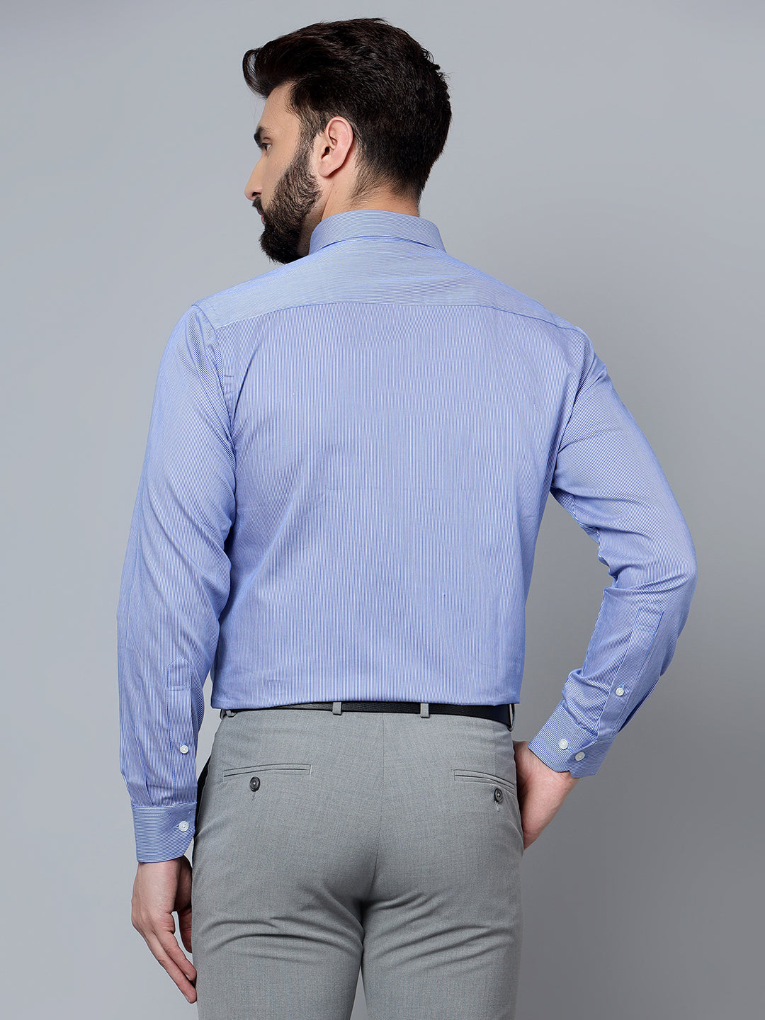 Cantabil Men Blue Shirt (7120716202123)