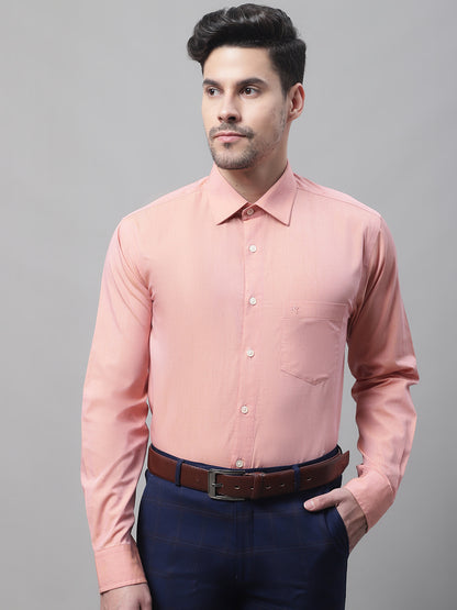 Cantabil Men's Orange Shirt (7082078273675)