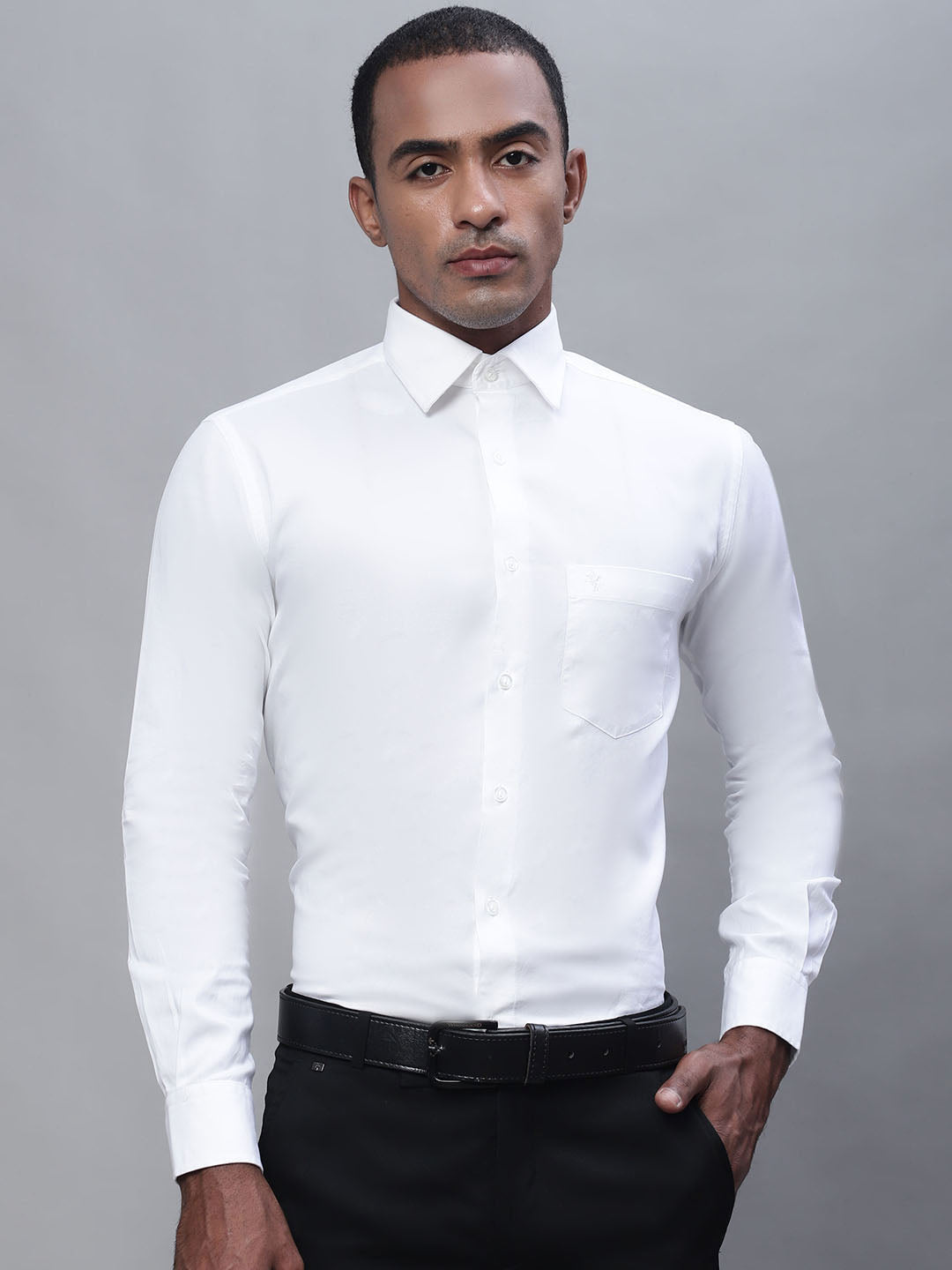 Cantabil Men White Shirt (7113400090763)