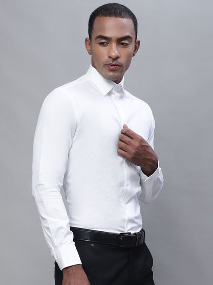 Cantabil Men White Shirt (7113400090763)