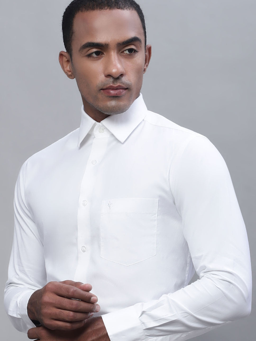 Cantabil Men White Shirt (7113400090763)