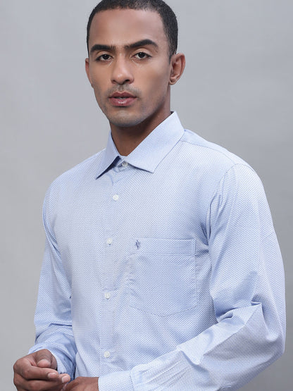 Cantabil Men Blue Shirt (7113400909963)