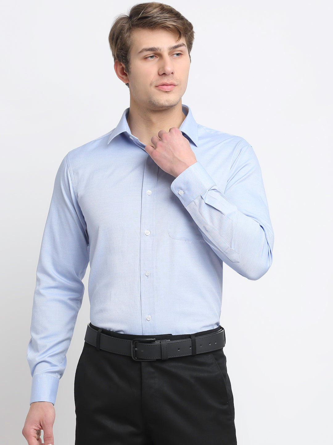 Cantabil Men's Sky Blue Shirt (6729713909899)