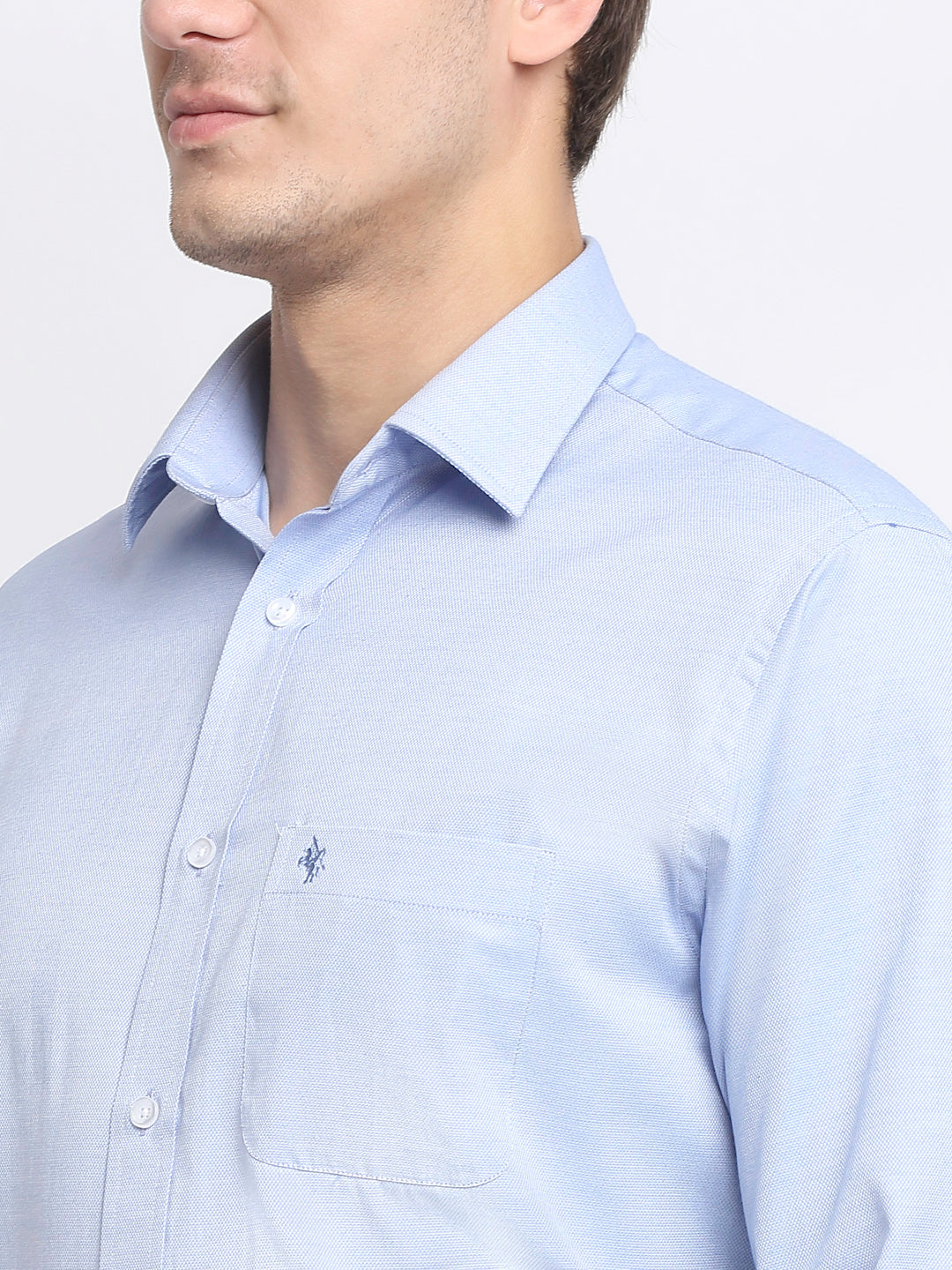 Cantabil Men's Sky Blue Shirt (6729713909899)