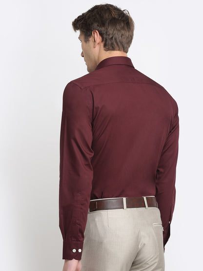 Cantabil Men's Maroon Shirt (6729743335563)