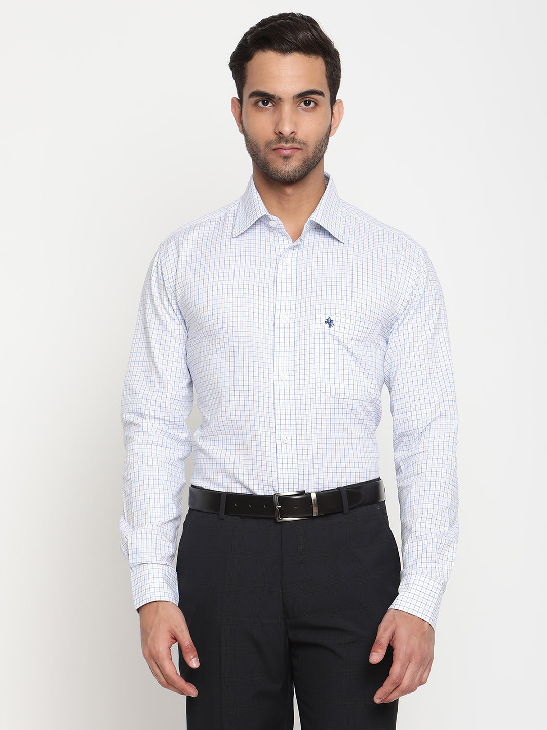 Cantabil Men's White Formal Shirt (6795535384715)