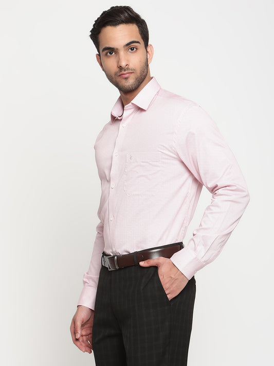 Cantabil Men's Red Formal Shirt (6795551670411)