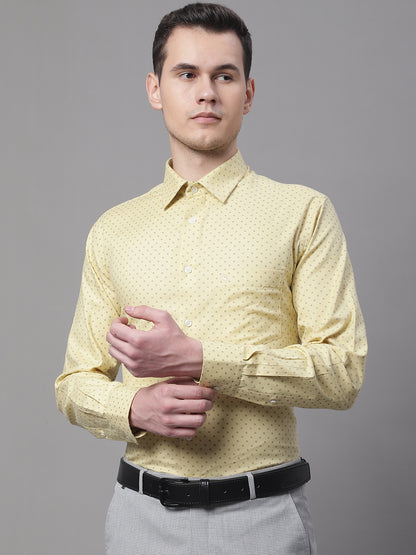 Cantabil Men's Lemon Shirt (7070847467659)