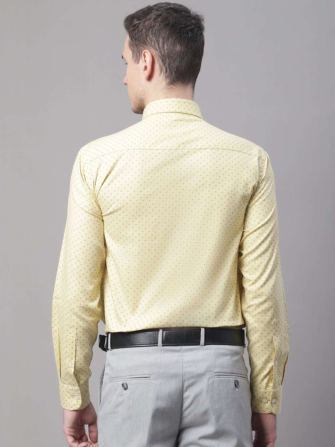 Cantabil Men's Lemon Shirt (7070847467659)