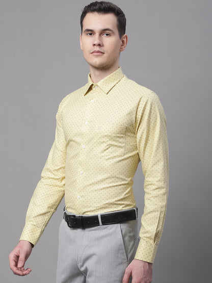 Cantabil Men's Lemon Shirt (7070847467659)