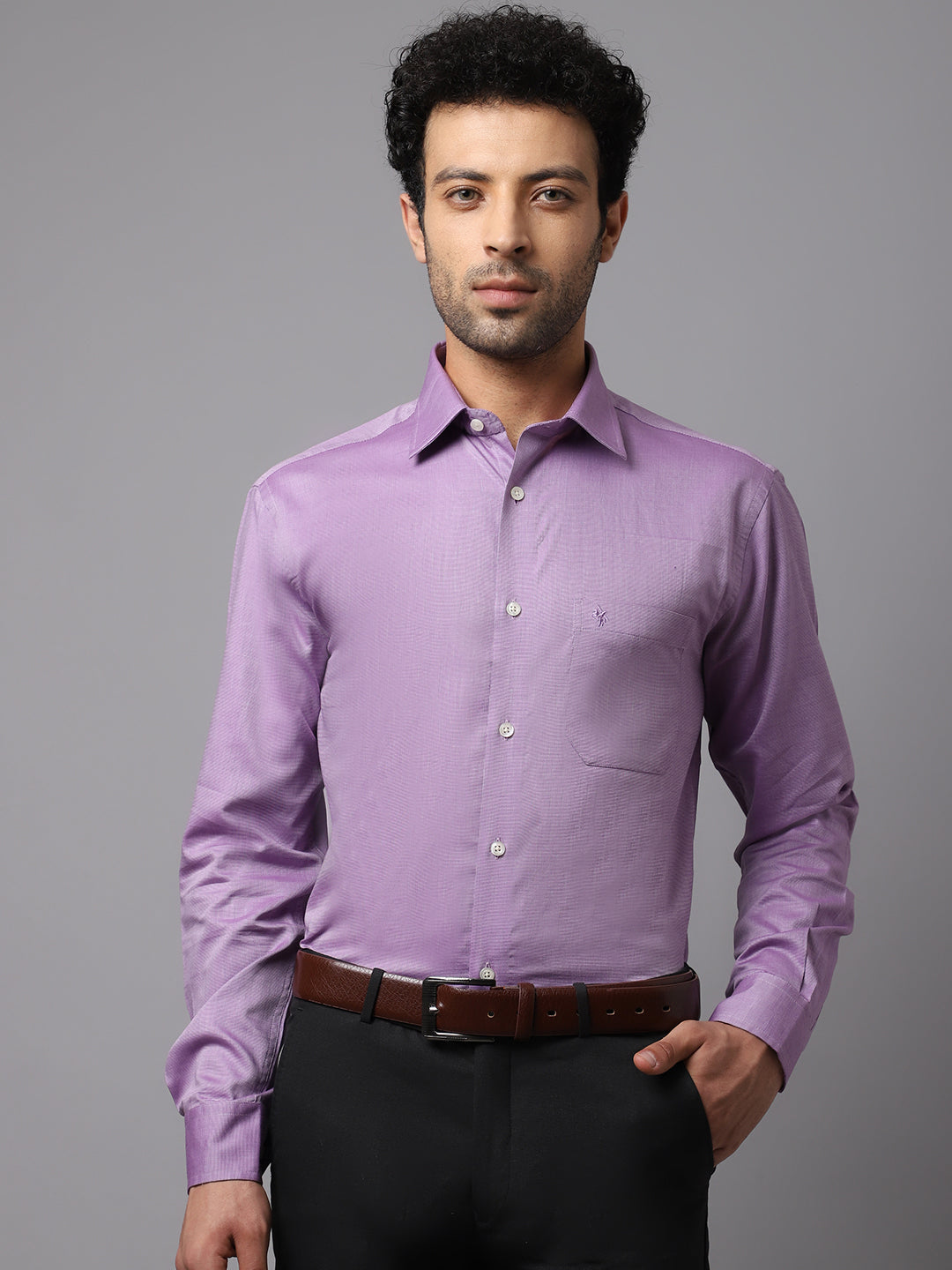 Buy Van Heusen Purple Shirt Online  694658  Van Heusen