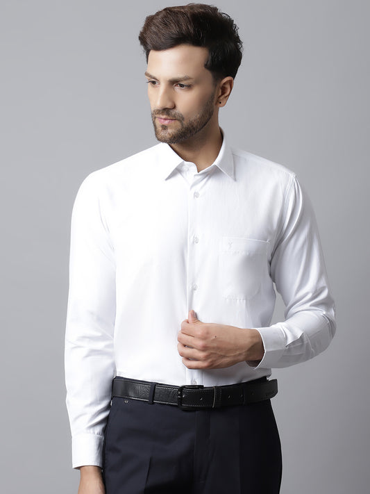 Cantabil Men White Shirt (7048902639755)
