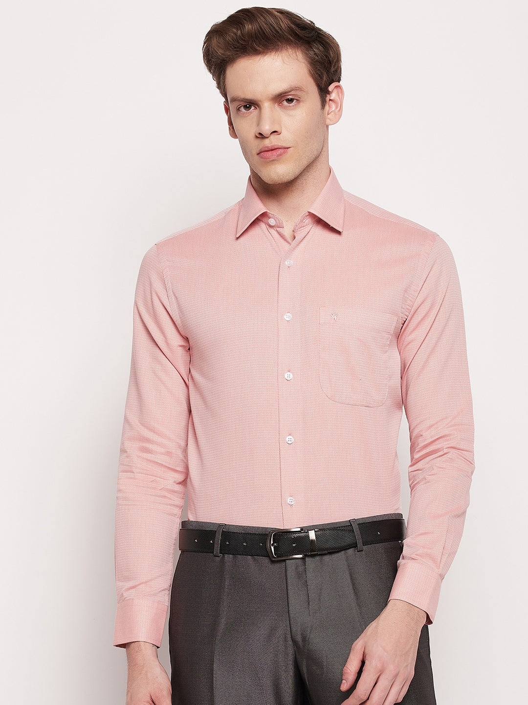 Cantabil Men Pink Shirt (7057394335883)