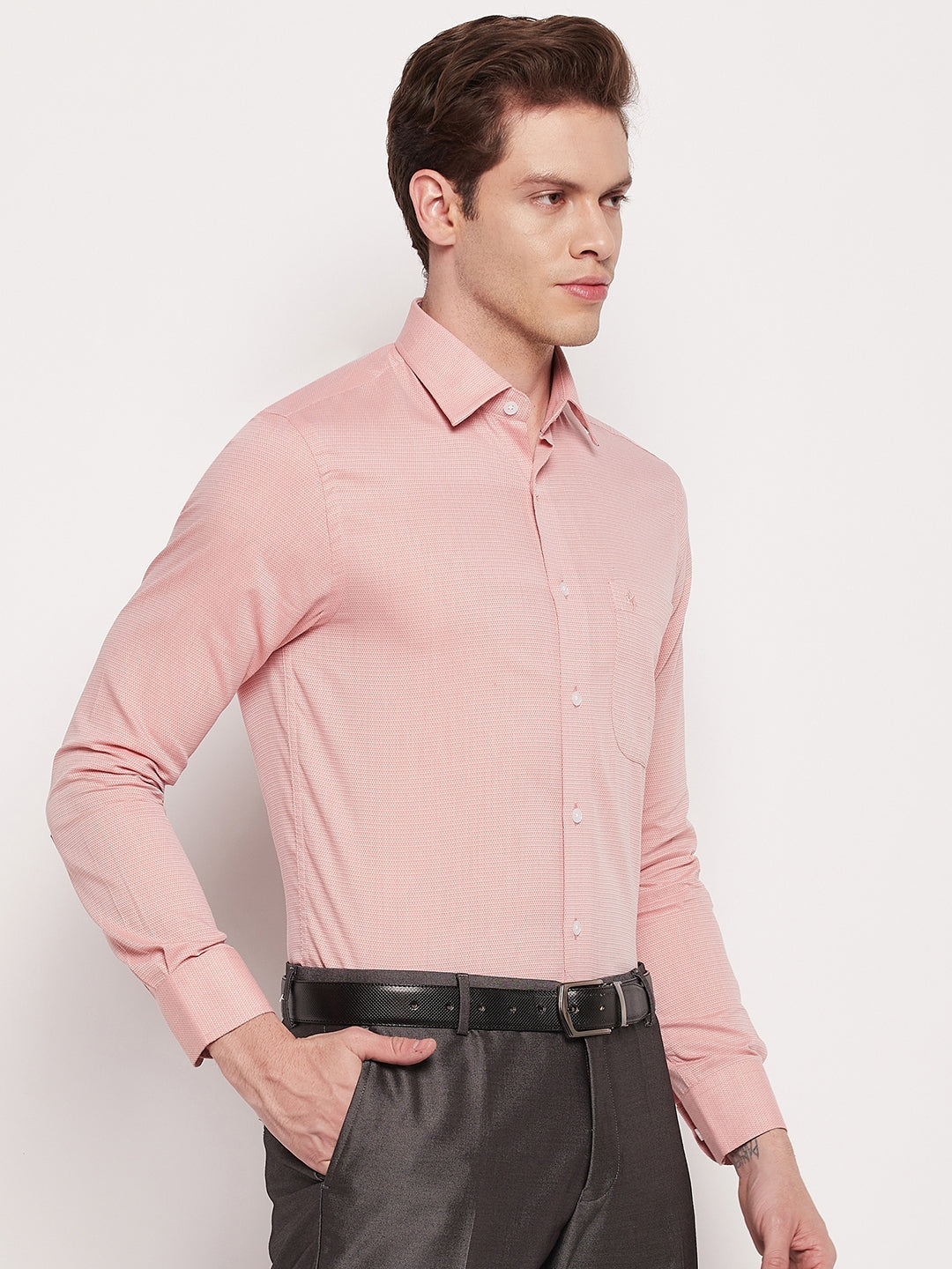 Cantabil Men Pink Shirt (7057394335883)