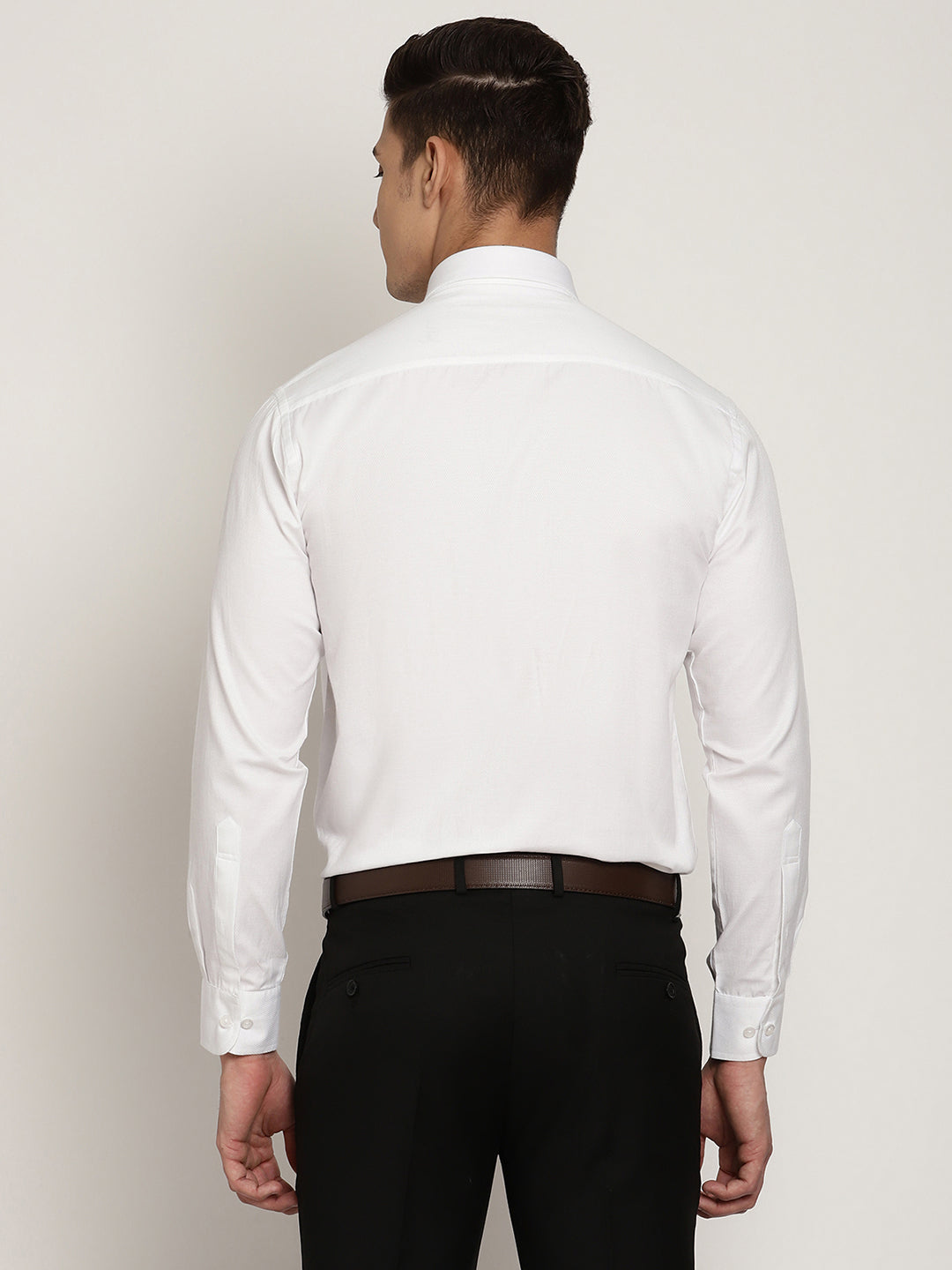 Cantabil Men's White Formal Shirt (6830862041227)