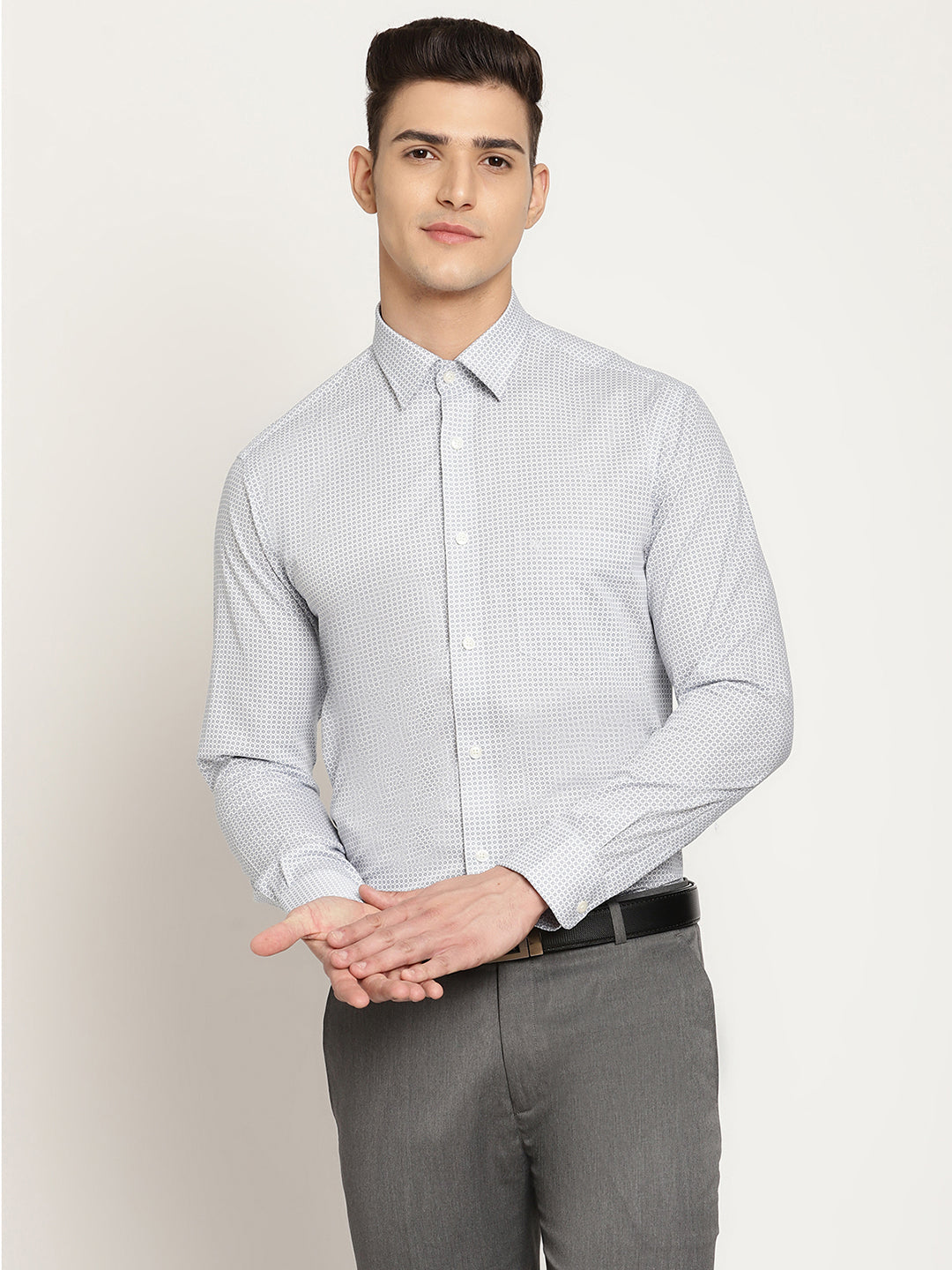 Cantabil Men's Blue Formal Shirt (6830253506699)