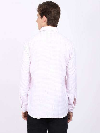 Cantabil Men's Pink Formal Shirt (6868417609867)