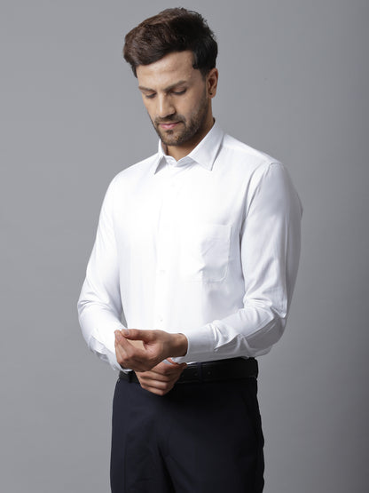 Cantabil Men White Shirt (7048926691467)