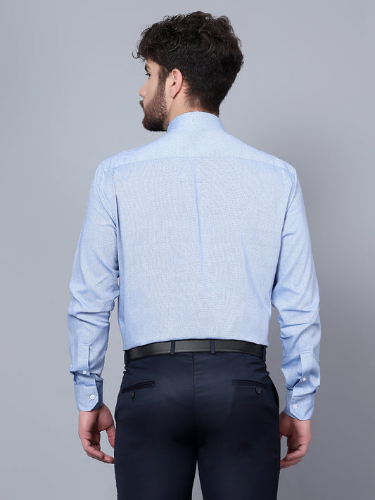 Cantabil Men Blue Shirt (7091456114827)