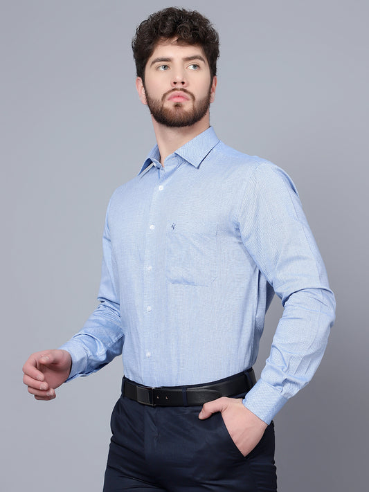 Cantabil Men Blue Shirt (7091456114827)