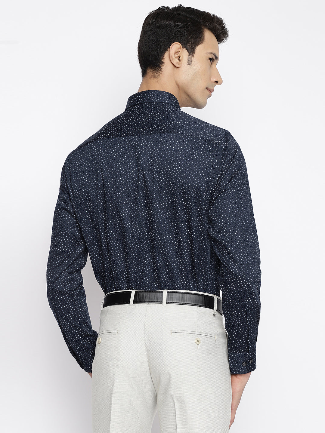 Cantabil Navy Mens Shirt (7050602938507)