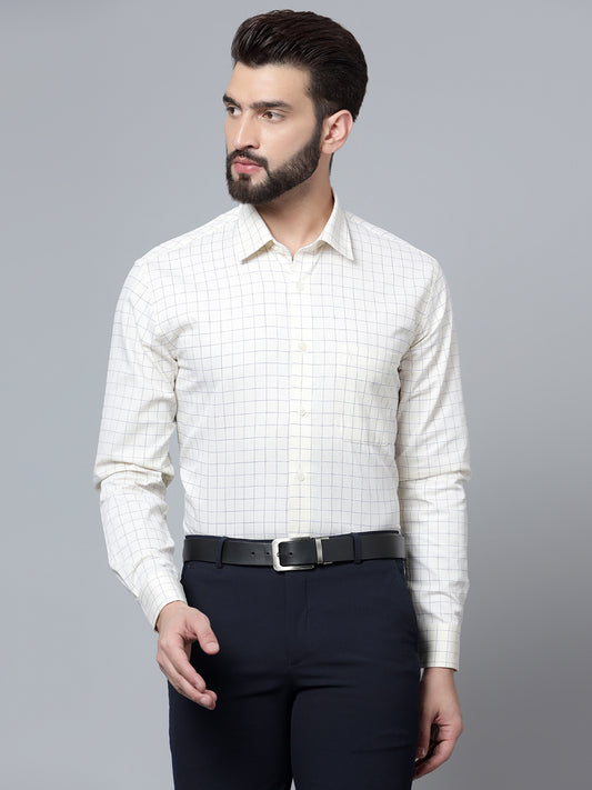 Cantabil Men Yellow Shirt (7121303404683)