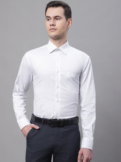 Cantabil Men's White Shirt (7070907269259)