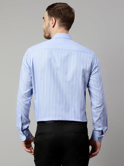 Cantabil Men Sky blue Shirt (7113767649419)