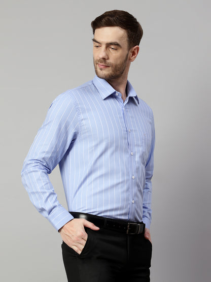 Cantabil Men Sky blue Shirt (7113767649419)