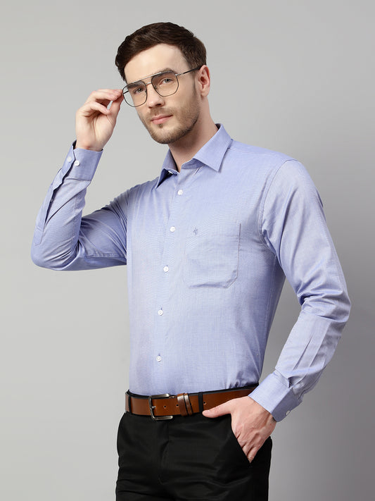 Cantabil Men Sky Blue Shirt (7113800351883)