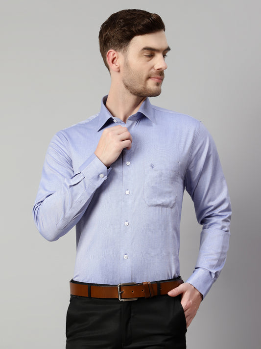 Cantabil Men Sky Blue Shirt (7113800351883)