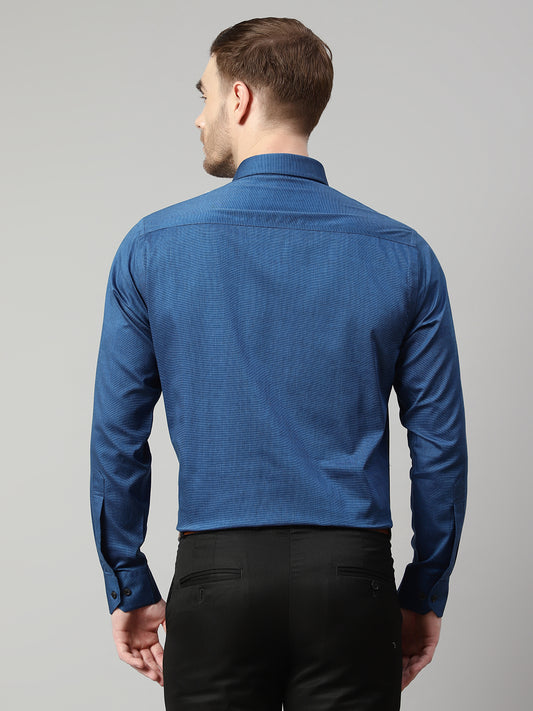 Cantabil Men Blue Shirt (7113709191307)