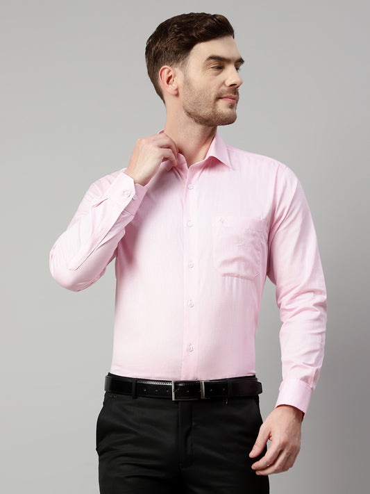 Cantabil Men Pink Shirt (7113774563467)